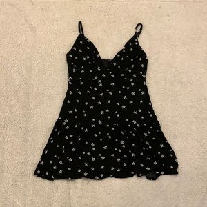 Pacsun LA Hearts Floral Black Mini Dress